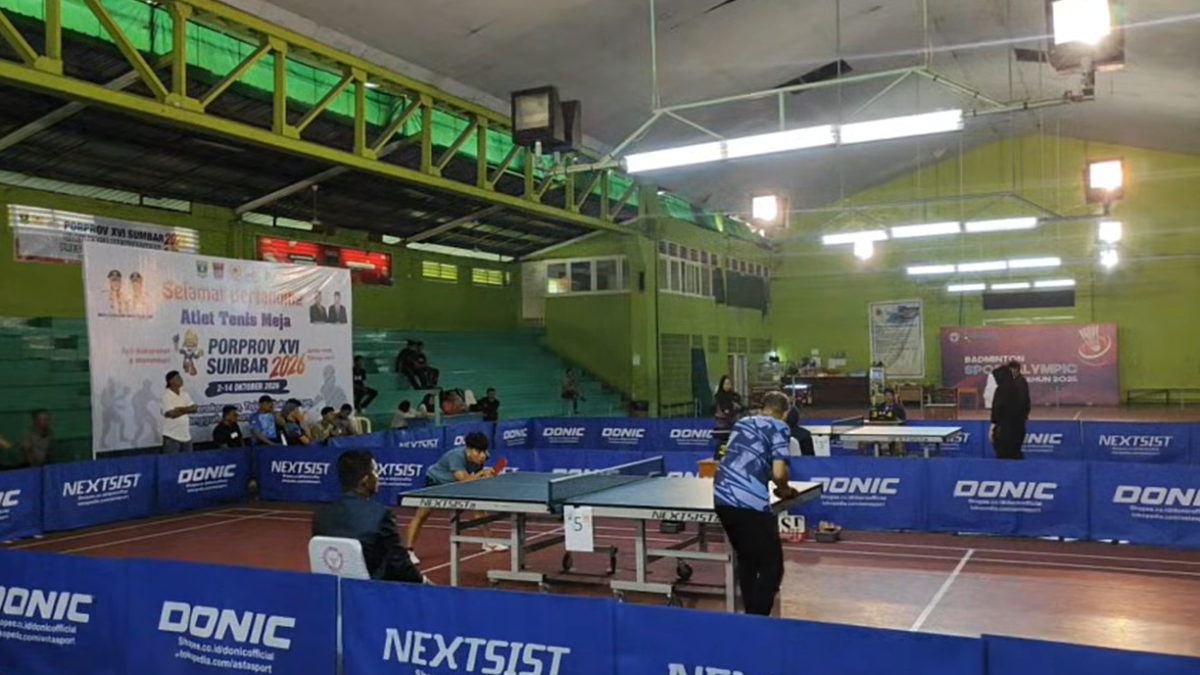 Fikri dan Desi Raih Gelar Juara Tunggal Putra dan Putri Tenis Meja PORPROV