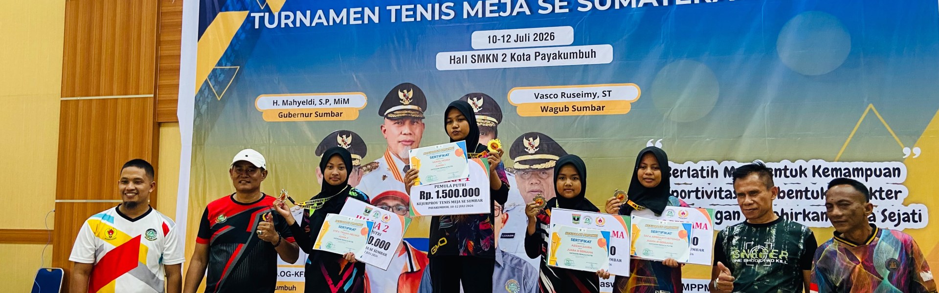 Kejurprov PTMSI Sumbar 2026 di Payakumbuh